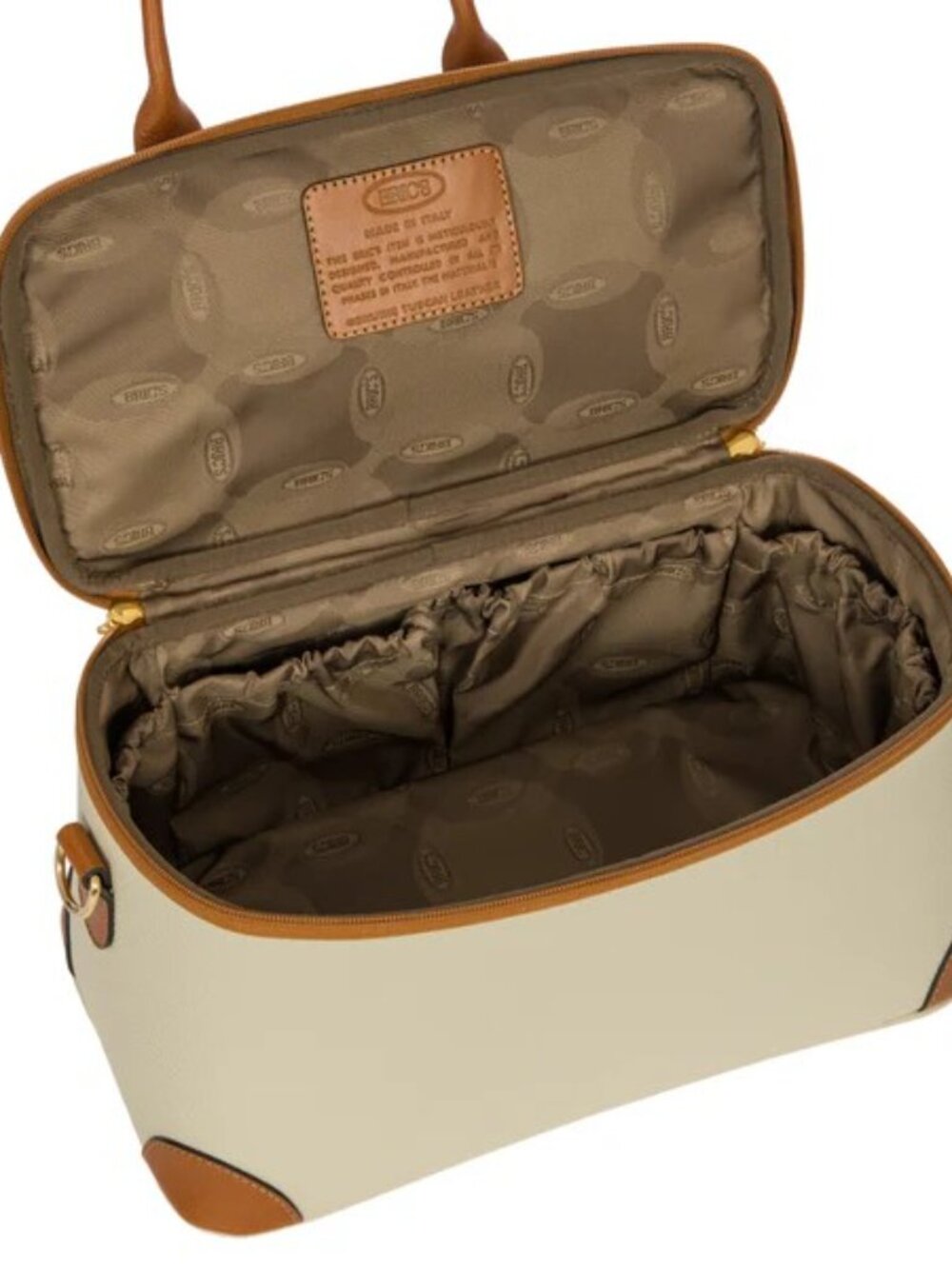 Bric's Firenze Tuscan Train Case Cream - Picture 3 of 4
